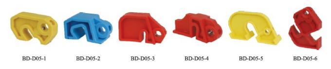 사용하는 잠금 태그아웃을 위한 모든 다른 크기 색깔의 특대 플라스틱 회로 차단기 잠금 (BD-D05)