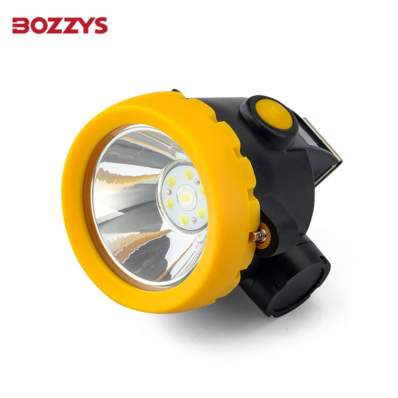 150mA LED Mining Waterproof Headlights 2000mAh With Main Auxiliary Lamp Sources
